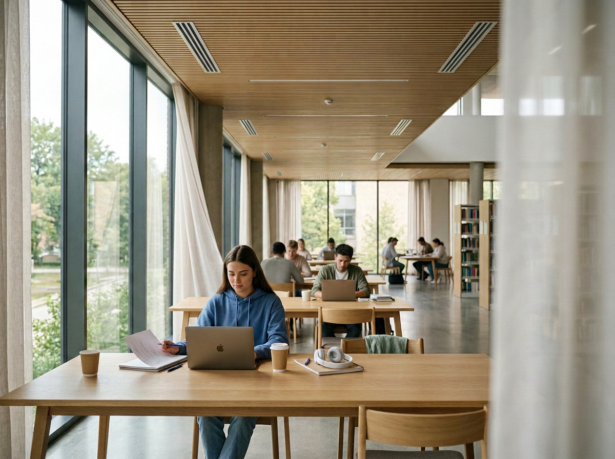 Air quality monitoring across classrooms and dorms
