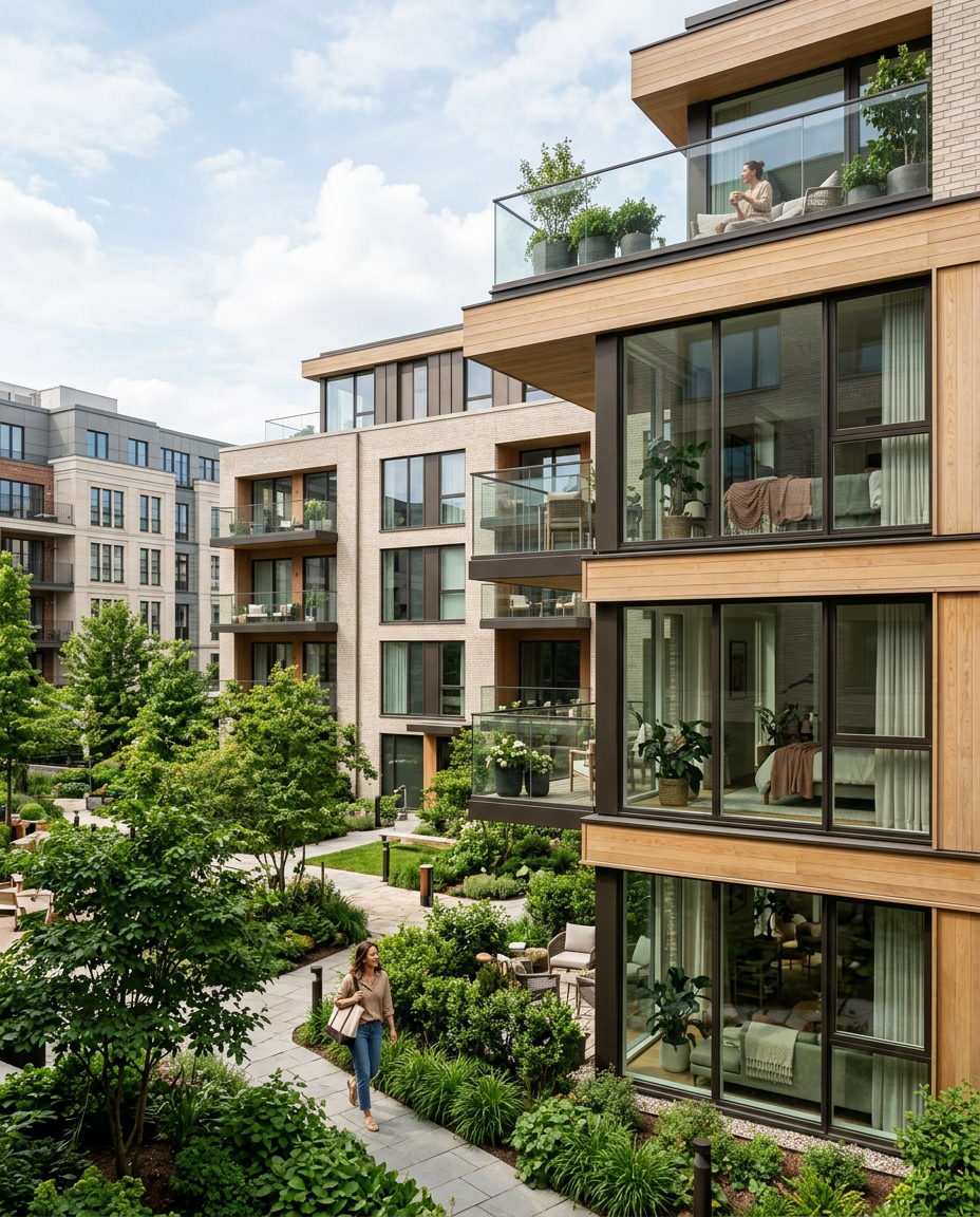 Multifamily building managed with Alertify