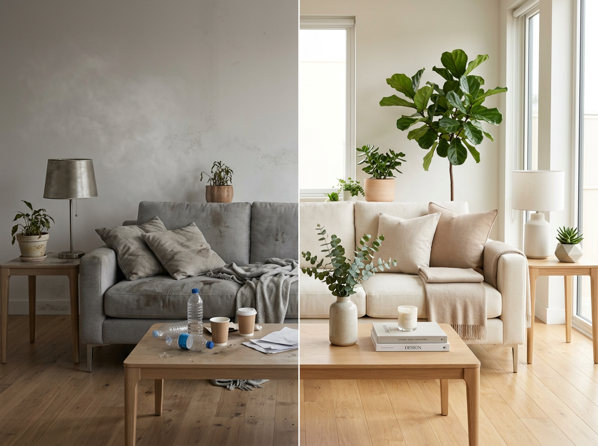 Single family environmental monitoring — temperature, humidity, CO₂, and air quality