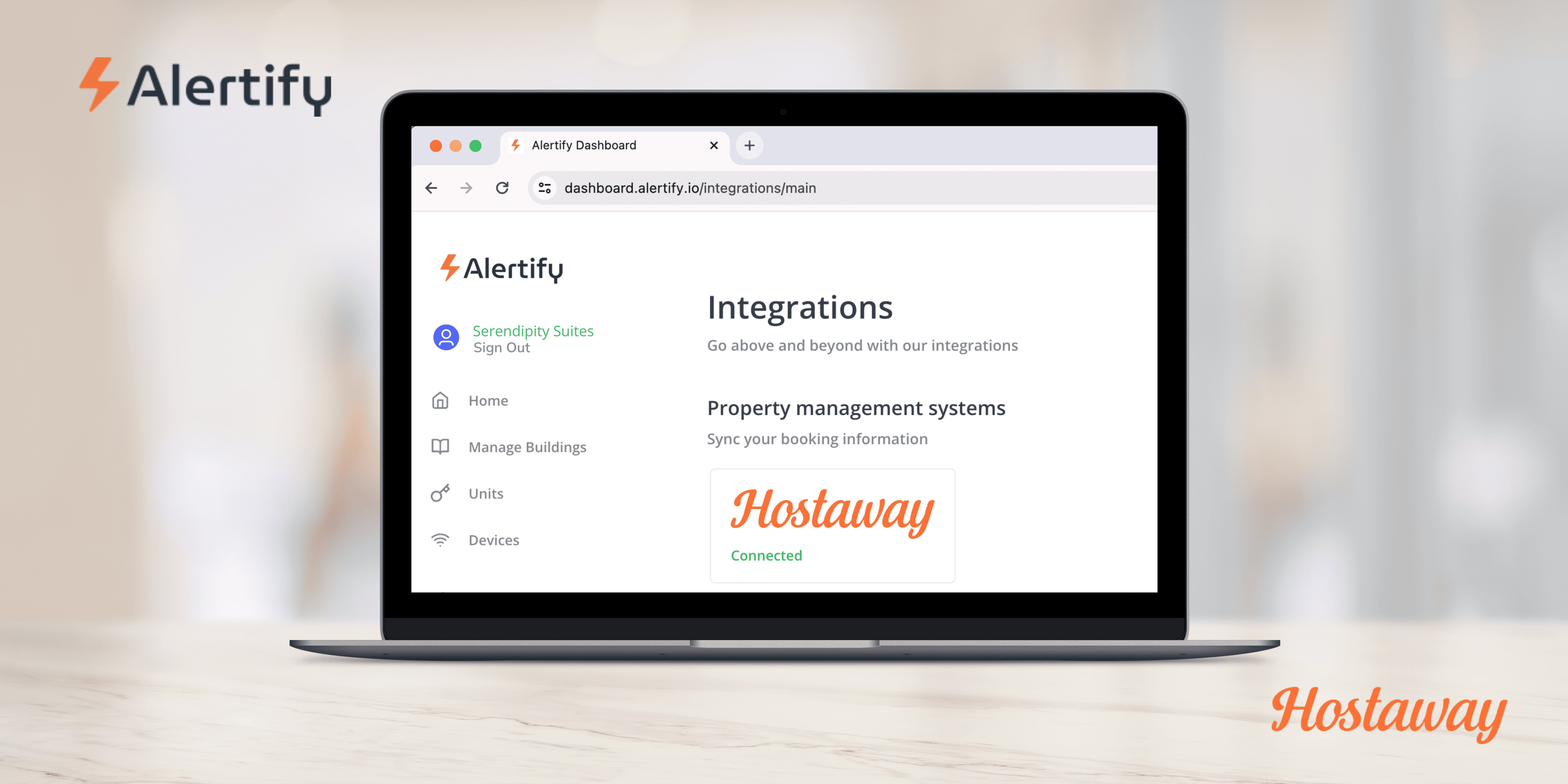 Alertify Hostaway Integration